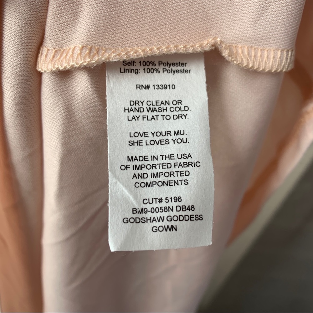 Show Me Your MuMu Blush Godshaw Goddess Gown - Picture 6 of 7